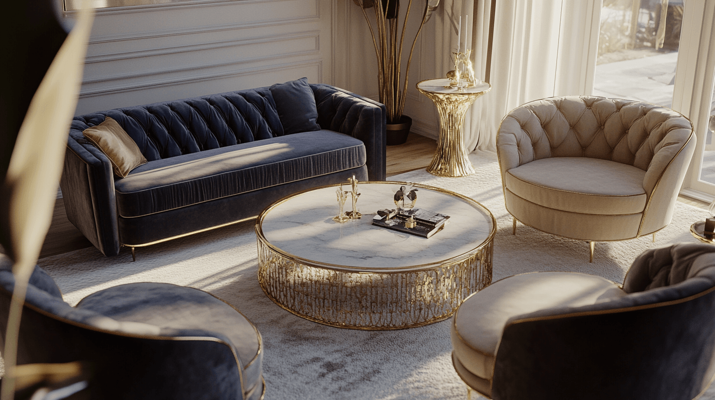 Glamorous furniture pieces for your home