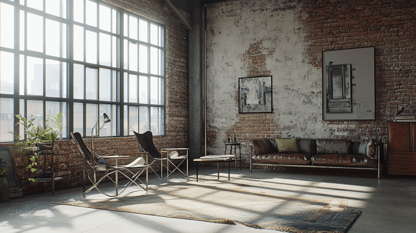 Industrial Style: Rough and urban furnished
