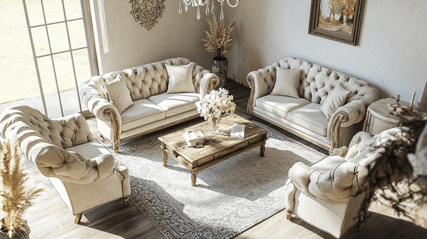 Furniture in Country Chic: Rustic meets Elegance