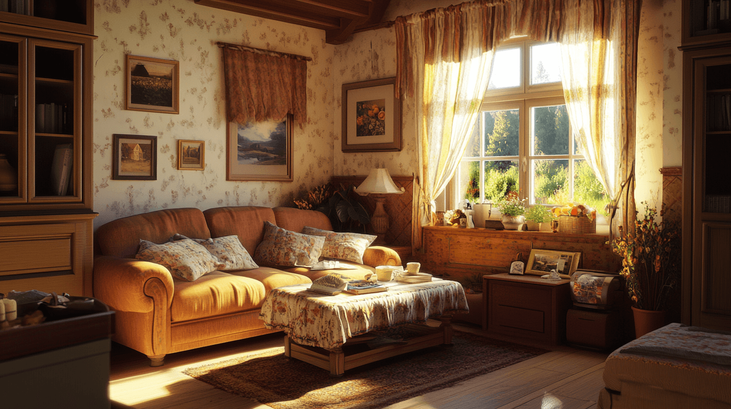 Color design in country style: Natural tones for a harmonious ambiance