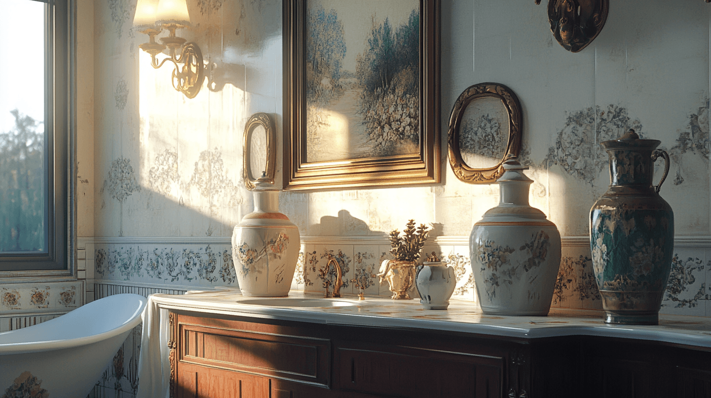 Decorative elements for a nostalgic ambiance