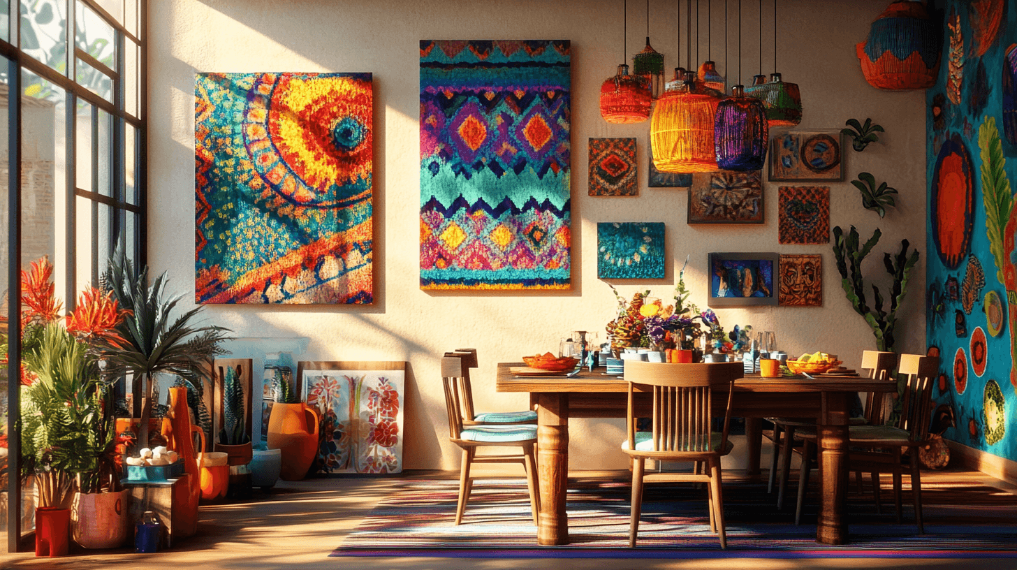 Decoration tips for a colorful dining room
