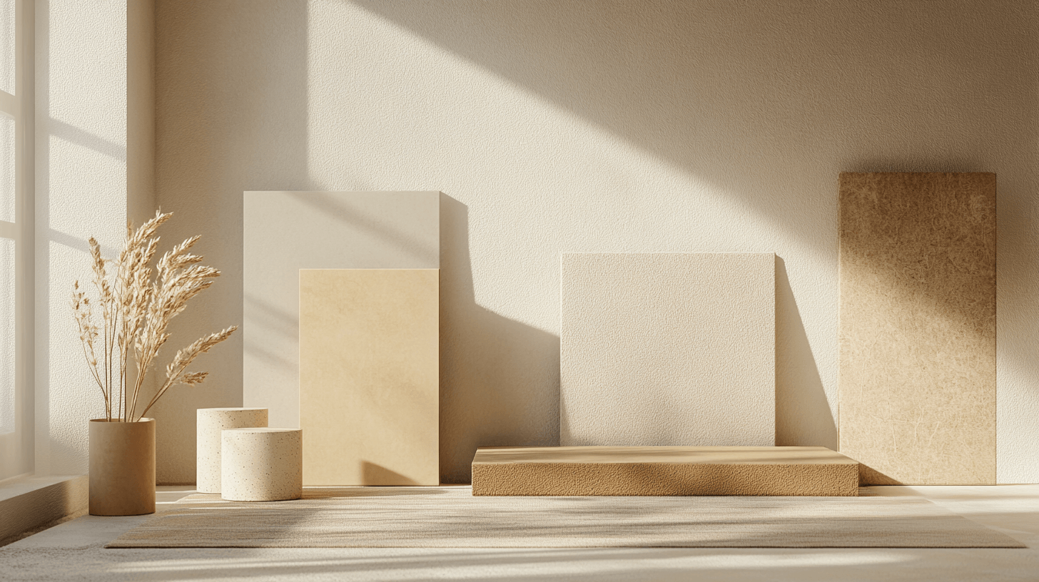 Color scheme and materials: The foundation of the minimalist living room