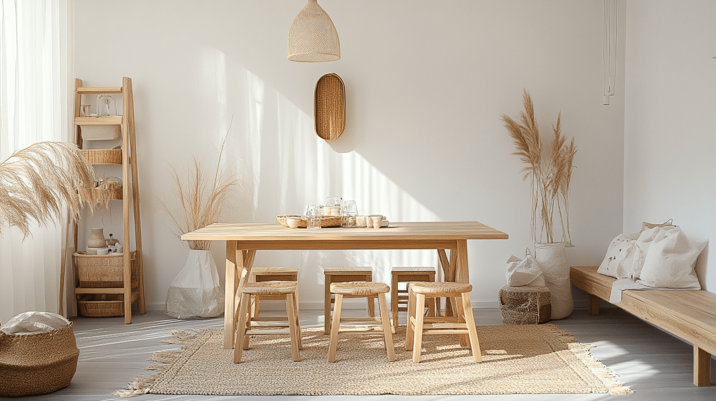 Combine living styles with wooden elements