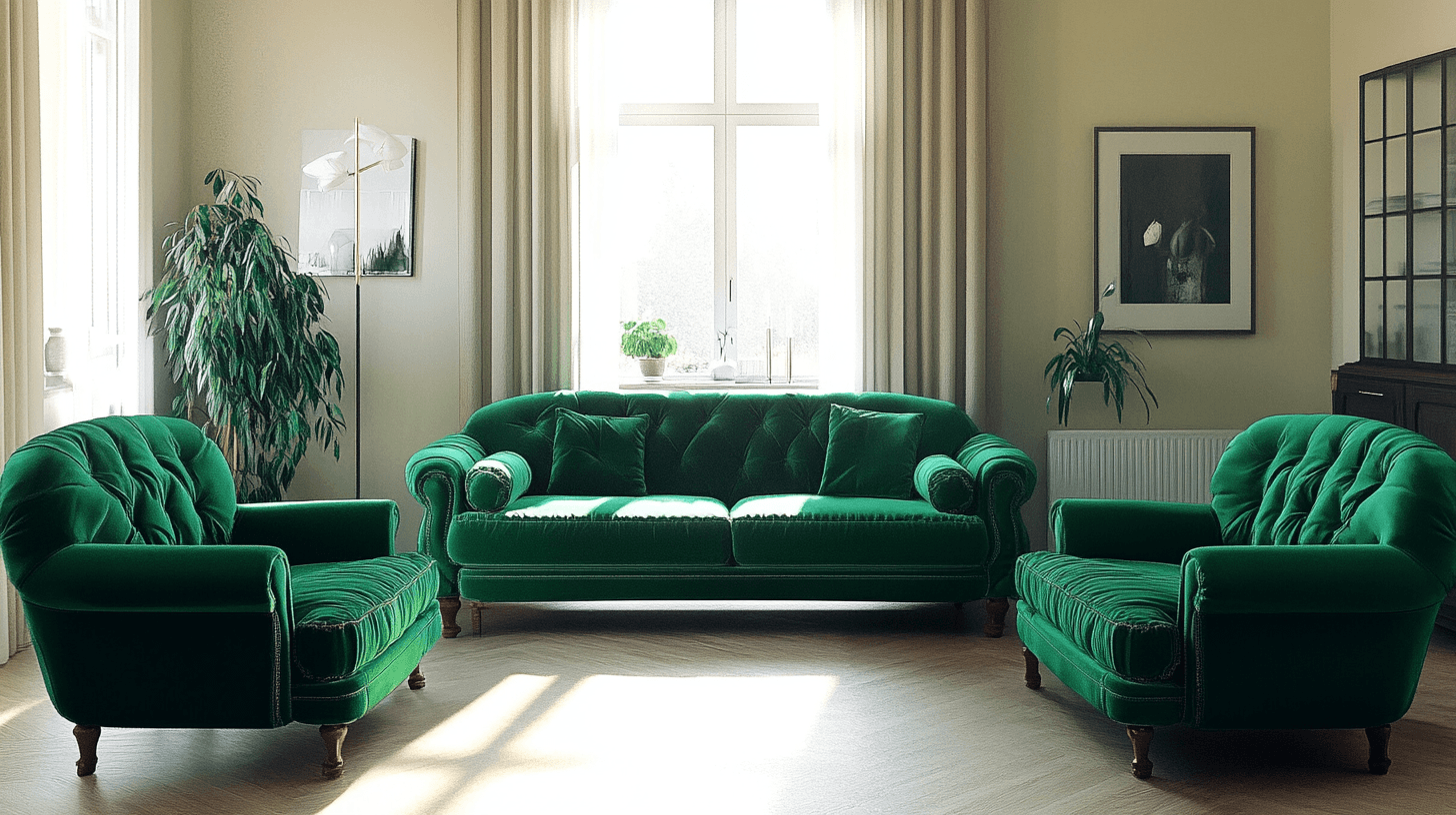 Furniture in Emerald Green: Make a Statement