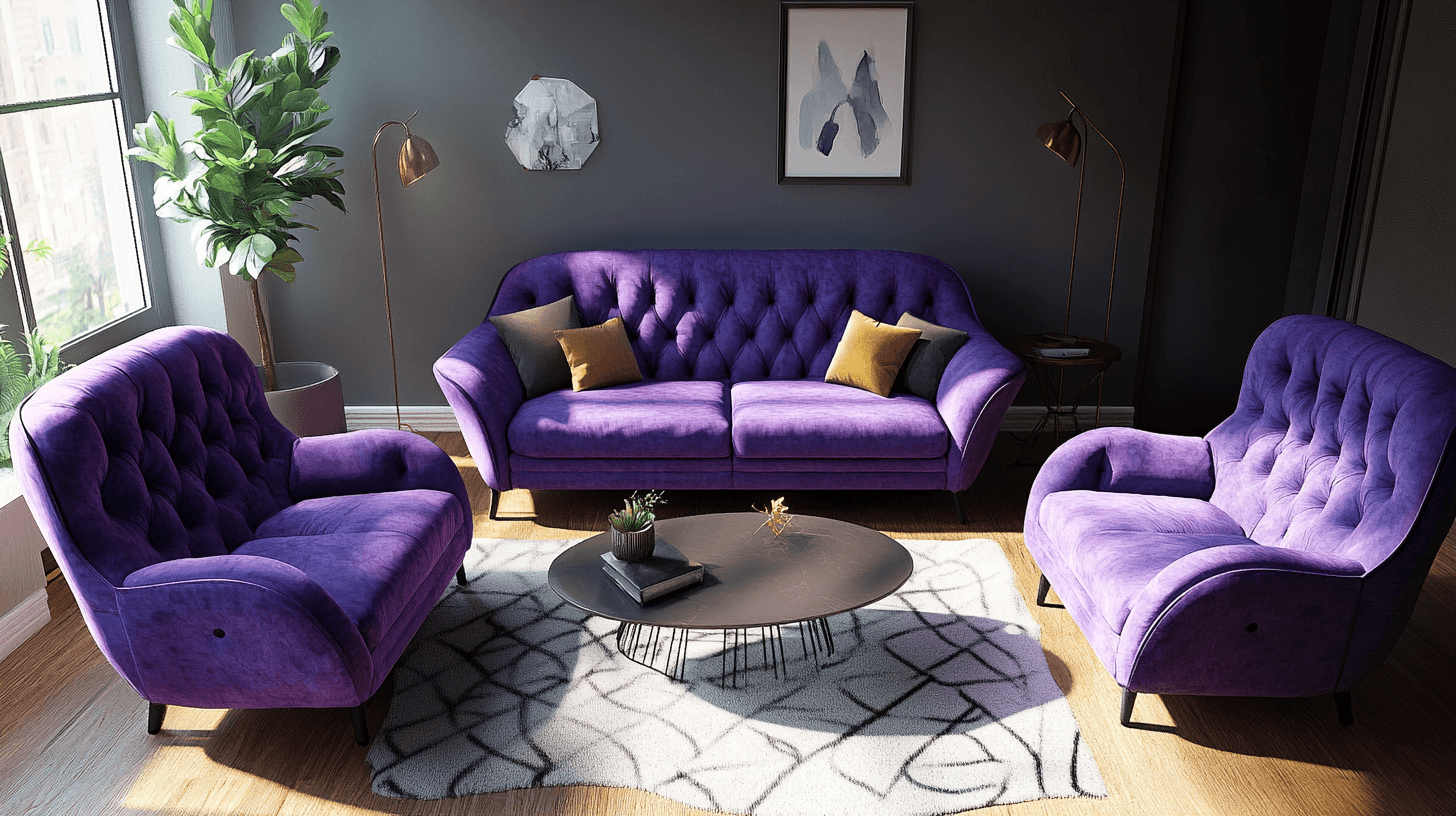 Purple Furniture: A Statement in the Room