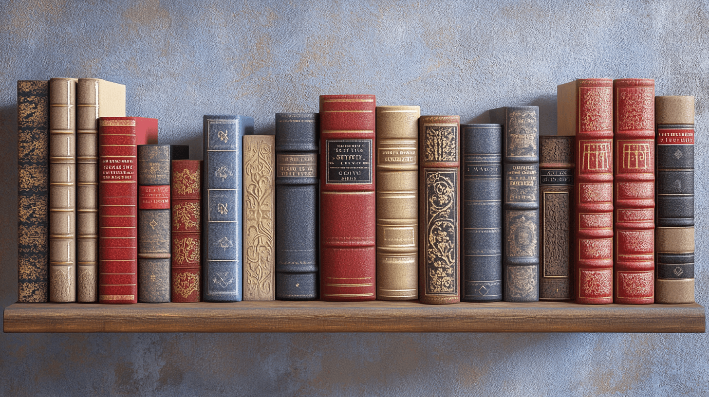 Use books as decorative elements
