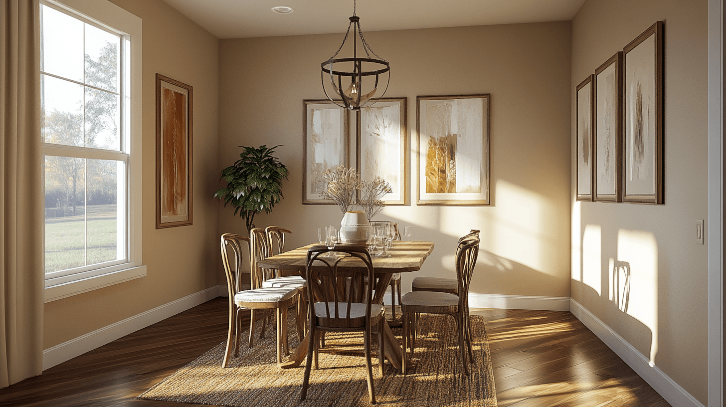 Color design in modern country style: Harmonious tones for a coherent ambiance