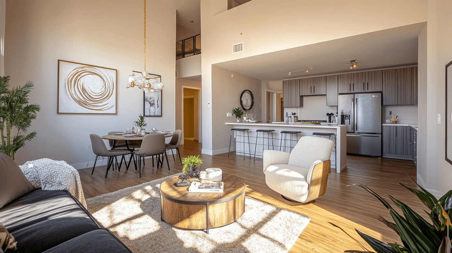 Room layout in the loft living room: Maintain openness