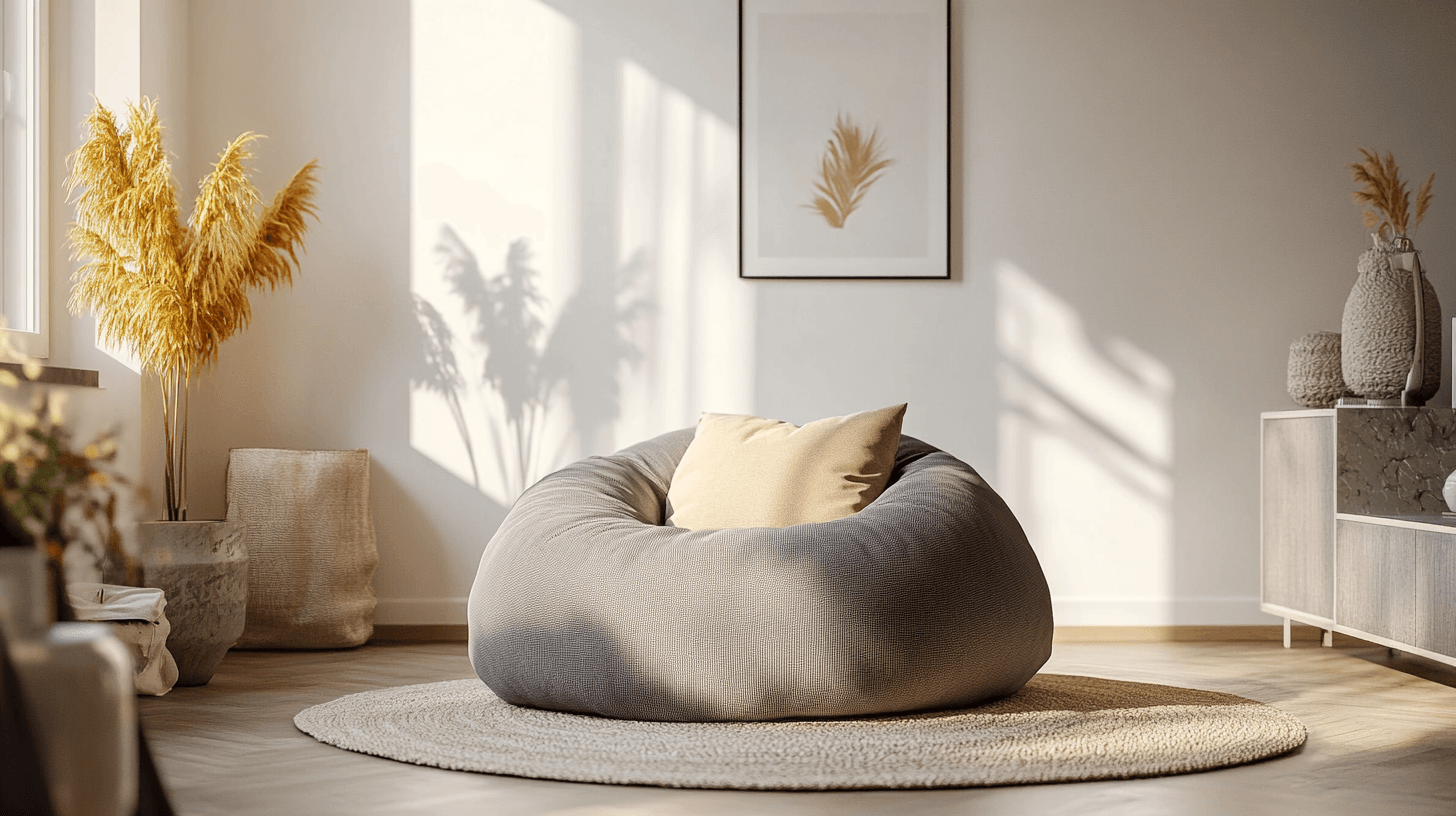 Pure coziness: Bean bags for living rooms and children's rooms
