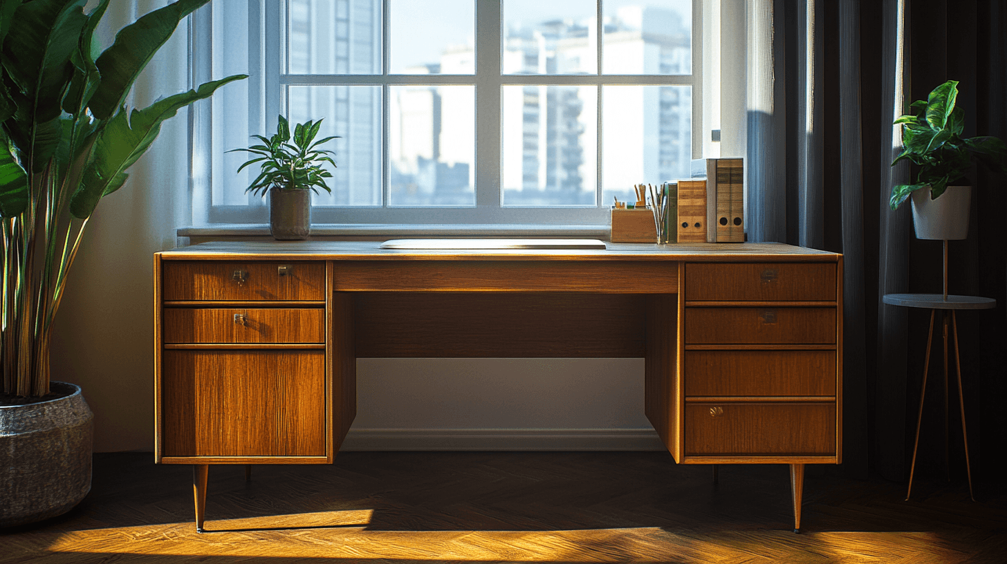 Vintage design desks: Nostalgia meets functionality
