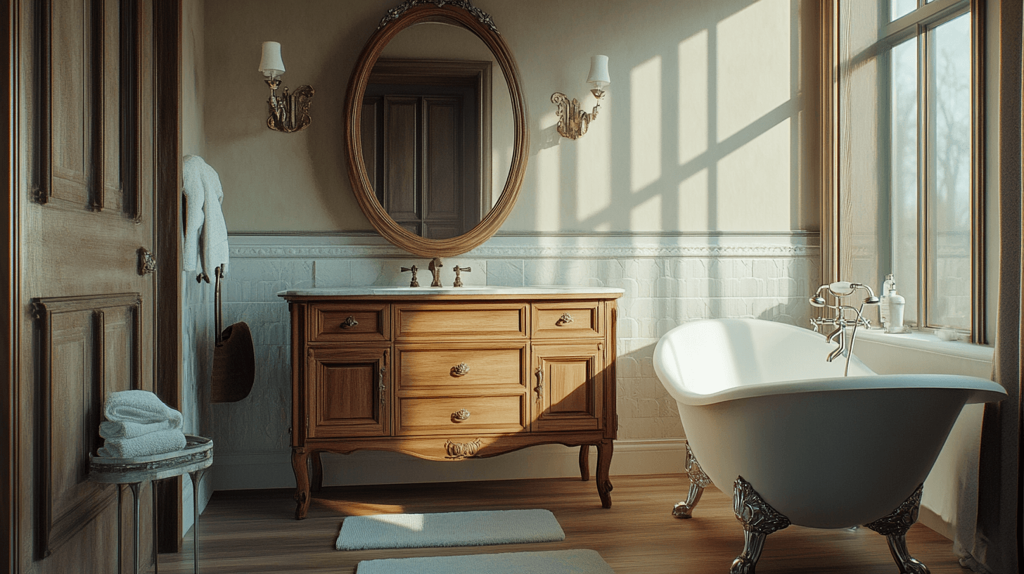 Furniture in vintage style: The foundation for your bathroom