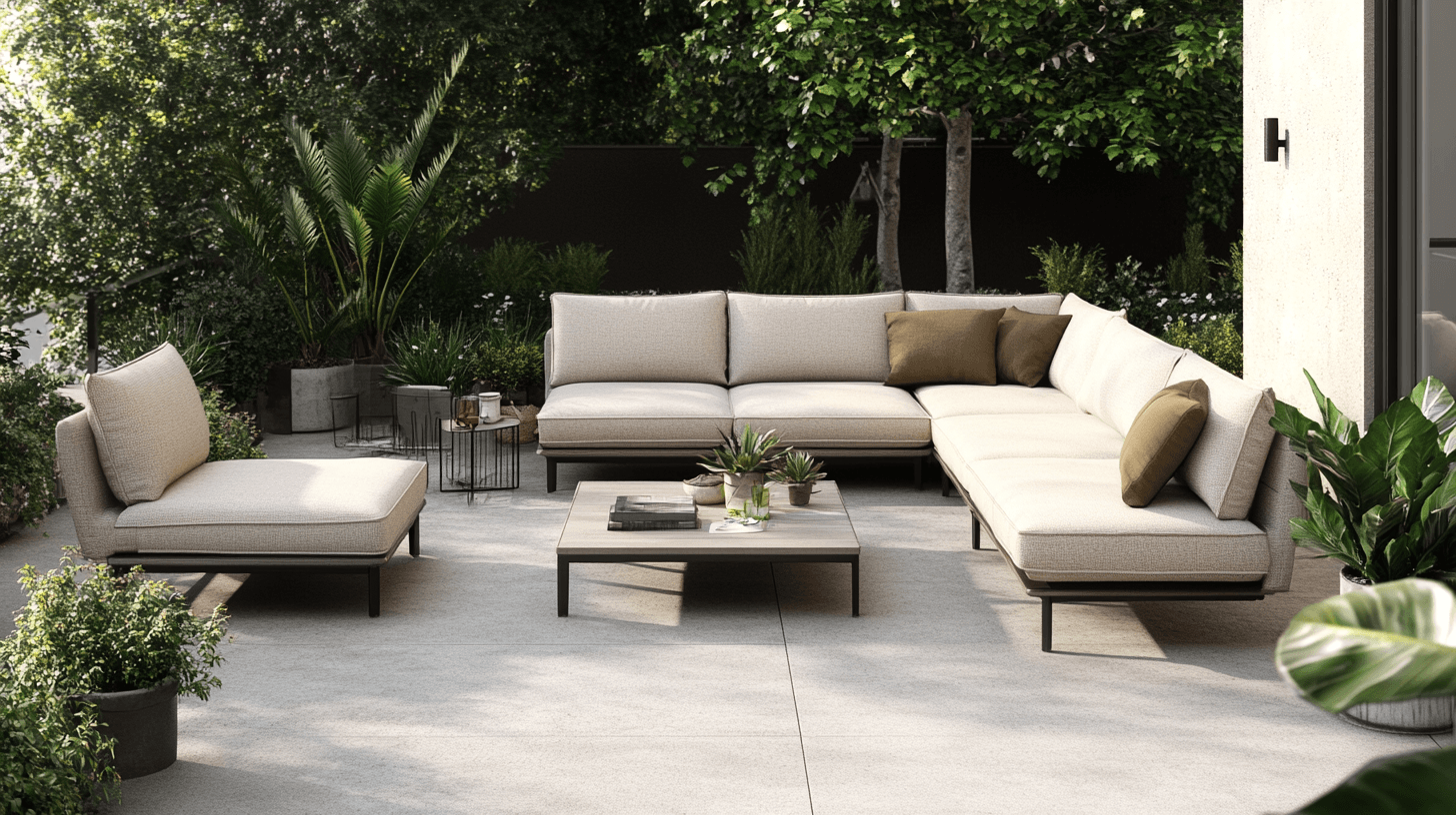 Stylish garden furniture for more comfort