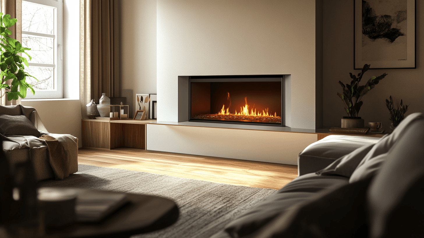 Integration of the fireplace into your living concept