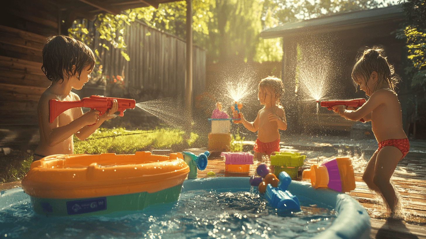 Water toys: Refreshment and fun on hot days