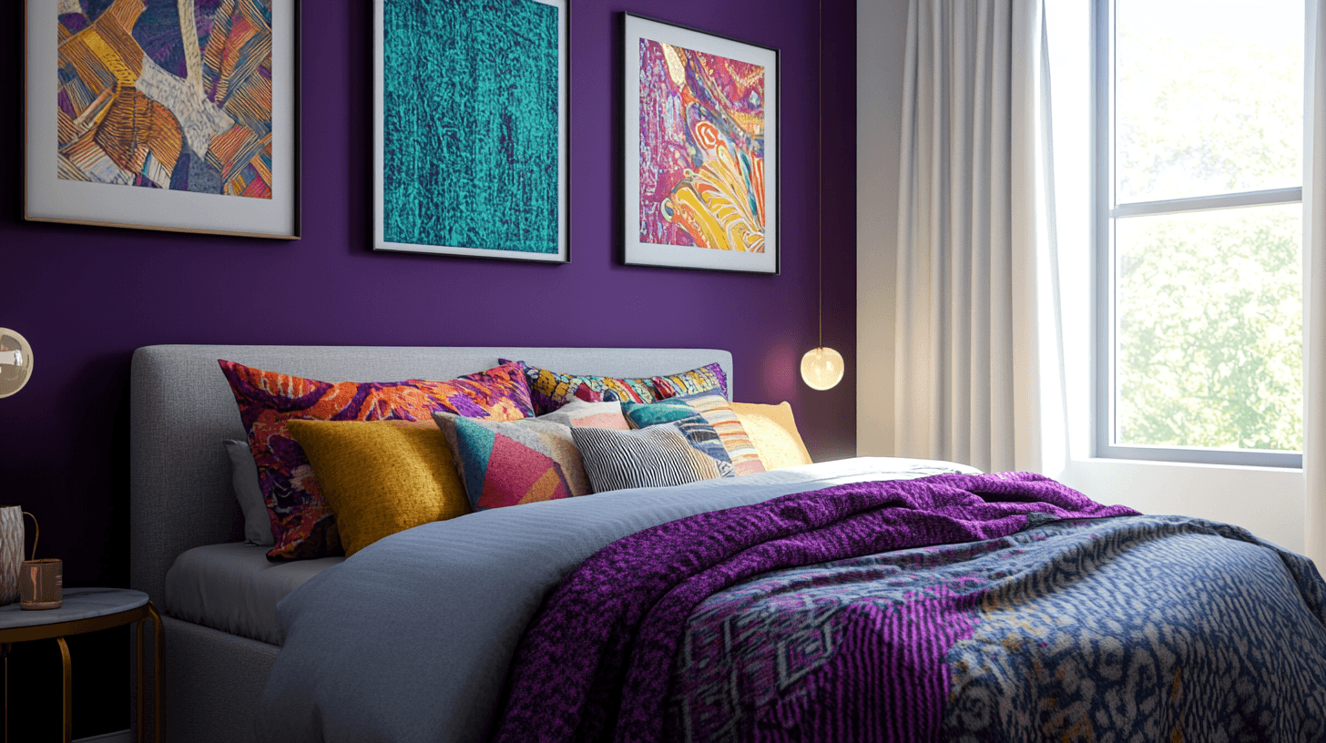 Bedroom Design: Peace and Energy through Color Contrasts