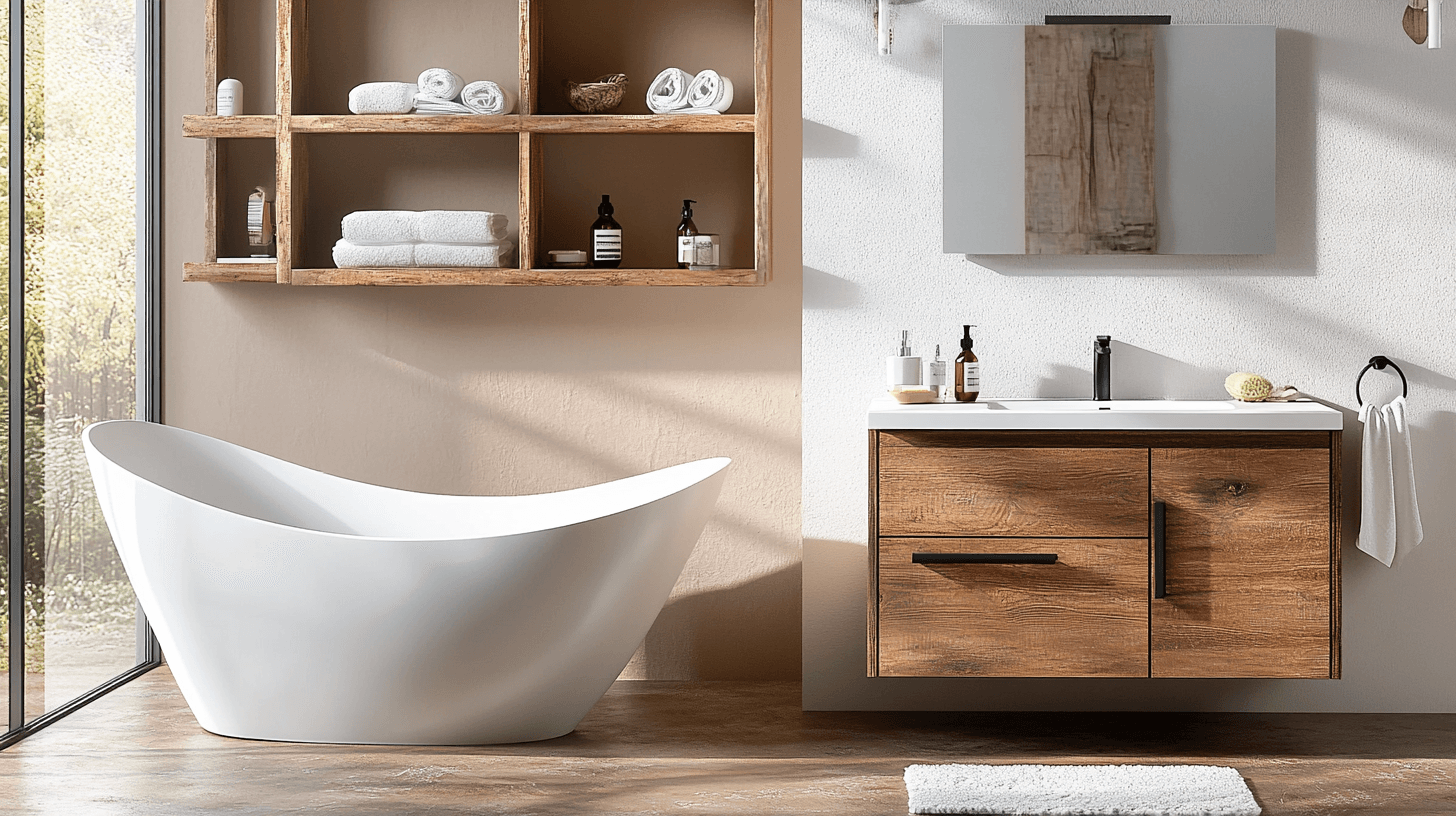 Furniture for the perfect wellness bathroom