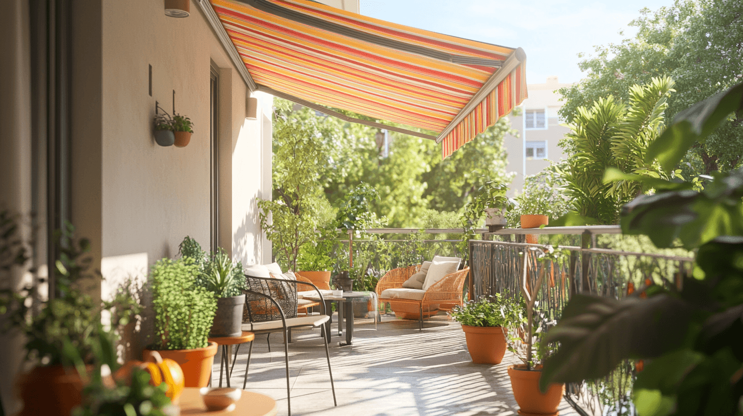 Effective Shade Providers for Balcony and Terrace: Awnings in Focus