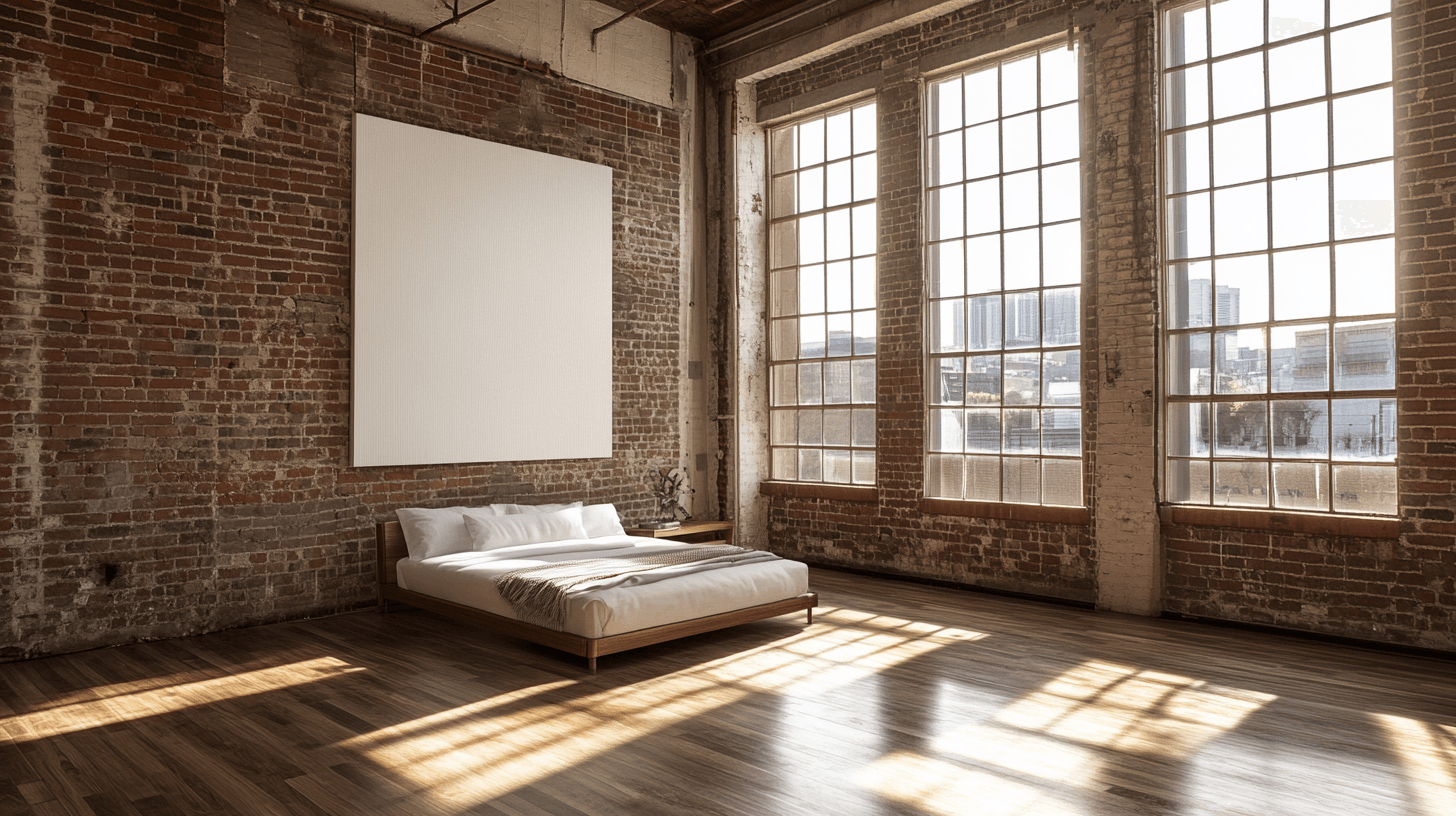 Furniture for the loft bedroom