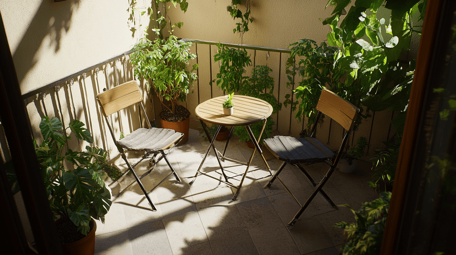 Outdoor furniture for the balcony: Flexible and space-saving
