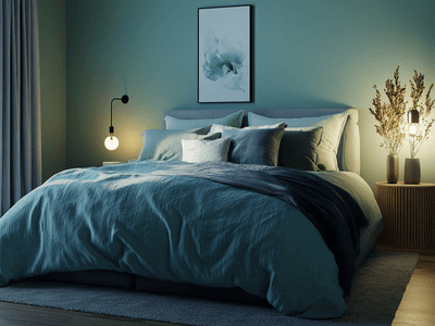 Color scheme in the bedroom: Soothing tones for better sleep