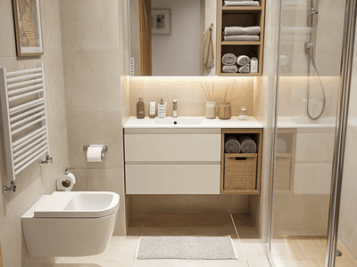 Clever design small bathrooms: Space miracles in limited space