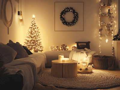 Deko im skandinavischen Weihnachtsstil: Minimalistisch und festlich