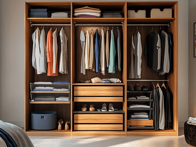 Everything in its place: Wardrobes with a system