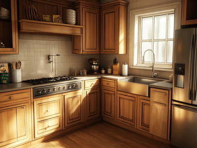 Country-style kitchen: Tradition meets modern technology