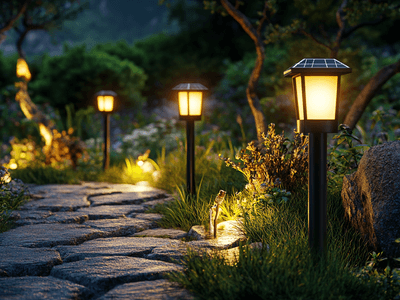 Solar lamps for outdoor use: Sustainability and comfort