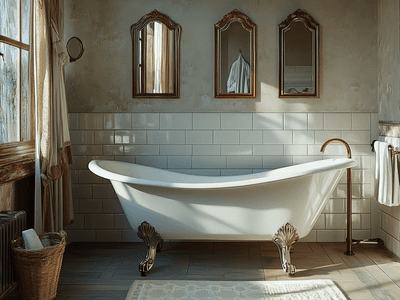 Bathroom in Vintage Style: Nostalgic Elements for the Modern Home