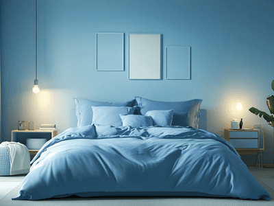 Blue Bedrooms: Peace and Relaxation through Cool Tones