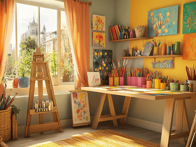Home Studio: Creativity in a Small Space