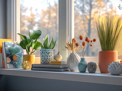 Decor for Windowsills: Stylishly Utilize Small Spaces