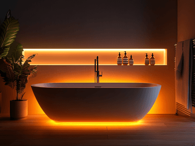Bathroom with freestanding bathtub: Luxury and relaxation