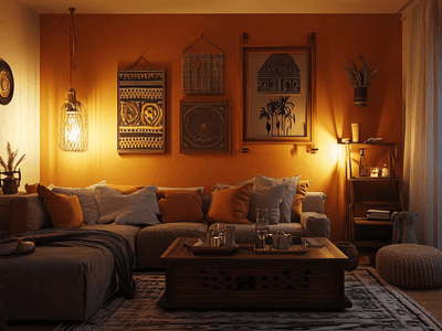 Terracotta tones in the living room: Mediterranean flair for your home