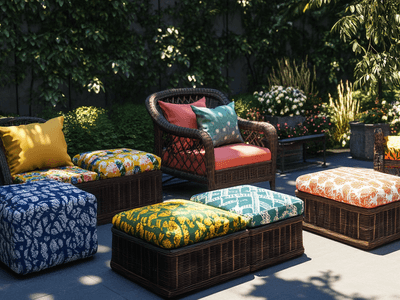 Seat cushions and pads for garden furniture: Comfort and style