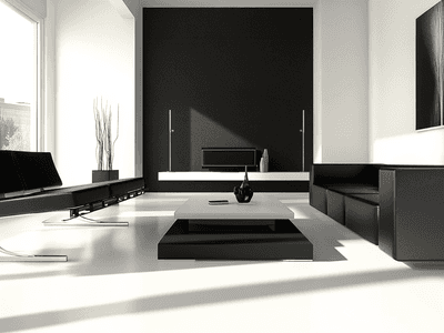 Black and White Contrasts: Classic and Modern at the Same Time