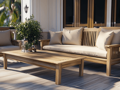 Teak wood patio furniture: Stylish and robust