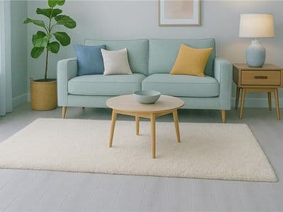 Bring coziness to the floor: Set accents with rugs