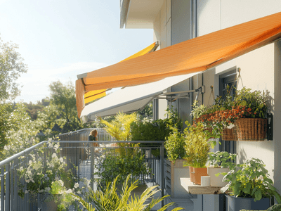 Sun protection for balconies: Tips for hot summer days
